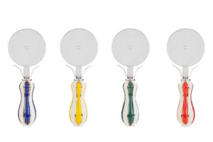 TAGLIA PIZZA CIRCUS 4 ASS.15 CM C/ASTUCCIO