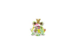 FROG RESINA FLOWERCOLOR 10x7x10CM C/SHOPPER 13692