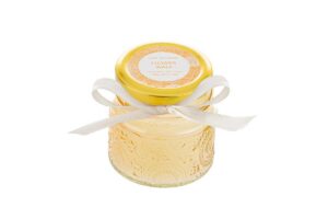 CANDELA PROFUMATA COL.AMBRA diam.6,5Xh.6CM C/SHOPPER 13692