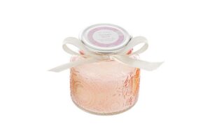 CANDELA PROFUMATA COL.ROSA diam.9Xh.8CM C/SHOPPER 13693