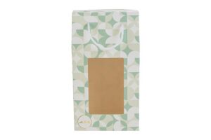 ASTUCCIO CARTA PIEGHEVOLE LE STELLE13x12xh.24 VERDE C/FINESTRA