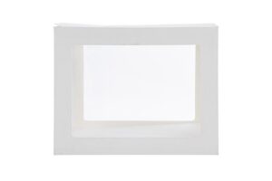 SCATOLINO CARTA FINESTRE PVC 23x10xh.18CM