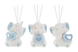 PROFUMATORE ELEFANTINO CELESTE 3ASS.7,5Xh.11,5CM C/ASTUCCIO