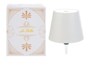 LAMPADA BIANCA TOUCH PER BOTTIGLIA LED/USB d.11xh.14CM C/COLOR/BOX