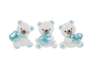 CALAMITA ORSETTO RESINA CELESTE 3ASS.4x5CM