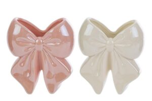 VASO FIOCCO 2ASS.12x6xh.14CM C/SHOPPER 13694