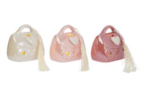 BORSETTA PORCELLANA LED 3ASS.8x5,5x8CM C/SHOPPER 13692