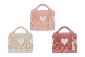 VASO BORSETTA PORCELLANA 3ASS.20x11,5x20CM