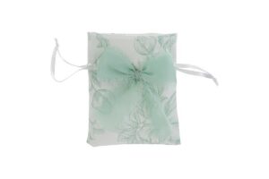 SACCHETTINO RASO TOILE DE JOUY VERDE 8x10CM