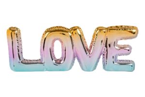 SCRITTA LOVE SHINE CERAMICA 35x12,5CM