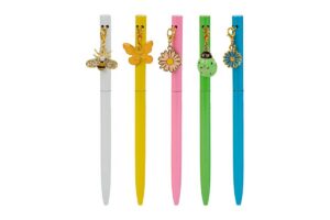 PENNA C/CIONDOLO 6ASS.13CM DISPLAY BOX