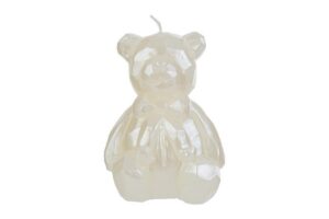 CANDELA ORSETTO 7,5x8xh.11CM COL.BIANCO C/SHOPPER 13693