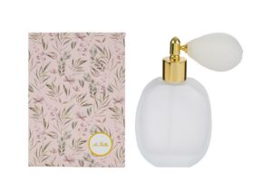 PORTAPROFUMO SPRAY SATINATO BIANCO 50ML h.11,5CM C/ASTUCCIO