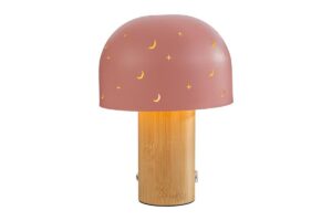 LAMPADA DOME STARS ROSA USB/TOUCH 16xh.22CM C/COLOR/BOX
