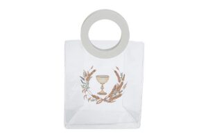 BUSTINA PLASTICA COMUNIONE 10x5x12CM