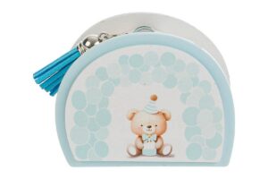 SCATOLINA LEGNO ORSETTO CELESTE 8x4,5x6,5CM