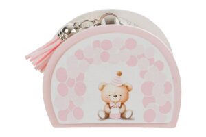 SCATOLINA LEGNO ORSETTO ROSA 8x4,5x6,5CM