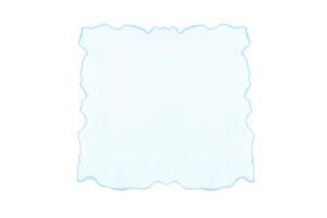 TULLE ORGANZA ONDULATA CELESTE 60X60 CM