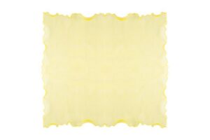 TULLE ORGANZA ONDULATA GIALLO 80X80 CM