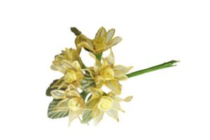 FIORE ARTIFICIALE GIALLO MIS.BOCC.4,5 CM *OUTLET*
