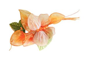 FIORE FARFALLA ARANCIO 25 CM *OUTLET*
