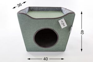 CUCCIA PIEGHEVOLE 40x40xh.36 CM COL.VERDE "PREZZO NETTO"