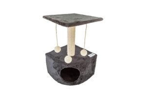 TIRAGRAFFI PER GATTI 34x42xh.51 CM COL.GRIGIO "PREZZO NETTO"