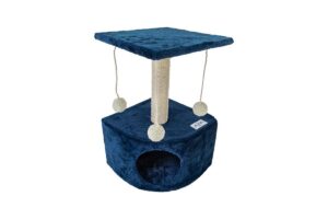 TIRAGRAFFI PER GATTI 34x42xh.51 CM COL.BLU "PREZZO NETTO"