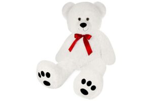 ORSO PELUCHE COL.BIANCO 140 CM "PREZZO NETTO"