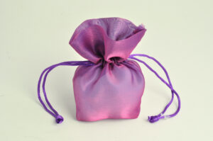 SACCHETTO RASO 12X11,5 CM VIOLA *OUTLET*