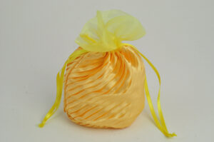 SACCHETTO RASO 15xh.14 CM GIALLO*OUTLET*