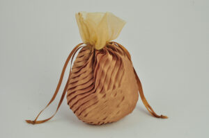 SACCHETTO RASO 15xh.14 CM MARRONE *OUTLET*