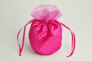 SACCHETTO RASO 15xh.14 CM FUCSIA*OUTLET*