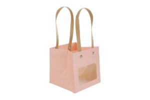 SHOPPER CARTA 250gr 12x12x12CM ROSA