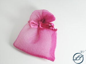 SACCHETTO ORGANZA FUCSIA 8XH.9 CM *OUTLET*