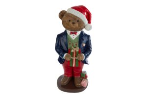 ORSO NATALE RESINA 29x26xH.67CM