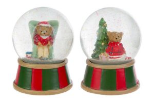 SFERA NATALE ORSETTO RESINA 2ASS.10xh.13CM