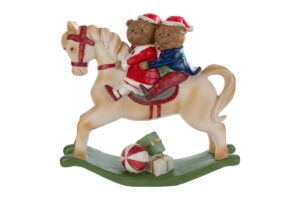 CAVALLUCCIO ORSETTI RESINA 36,5x12,5xh.33,5CM