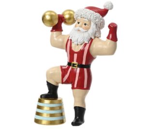 BABBO NATALE CIRCENSE FORZUTO RESINA 49x80xh.140CM