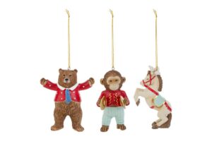 ANIMALI CIRCO IN RESINA 3ASS.3,5x7,5xh.12CM