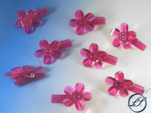 SET 8 MOLLETTINE FUCSIA 4 CM