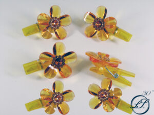 SET 8 MOLLETTINE ARANCIO 4 CM