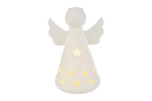 ANGELO PORCELLANA BIANCA LED 12x11x18,5CM