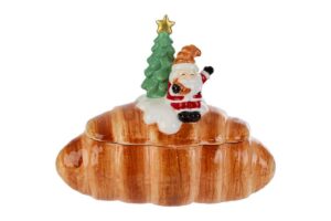 SCATOLA BABBO NATALE IN CERAMICA25x14xh.22CM