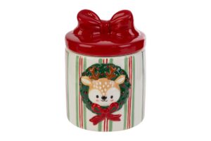 SCATOLA RENNA IN CERAMICA 9x10xh.13CM