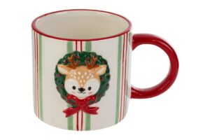 RENNA NATALE IN CERAMICA 16x11,5xh.10CM