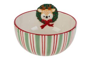 RENNA NATALE IN CERAMICA 16x15,5xh.10CM