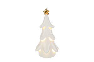 ALBERO BIANCO LED PORCELLANA 9,5x8,5xh.18CM