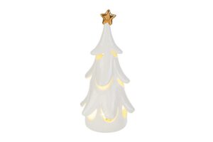 ALBERO BIANCO LED PORCELLANA 13x11,5xh.26CM