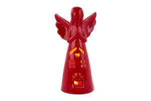 ANGELO ROSSO LED PORCELLANA 11x8xh.22CM